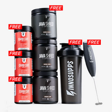 Cargar imagen en el visor de la galería, 3-Month Carb Cut Complete, Java Shred, Shaker &amp; Frother Offer